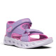sandalias Skechers heart lights rosas y lilas con luces - Querol online