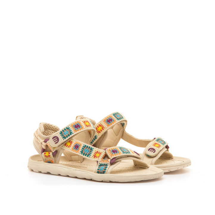 SANDALIAS DE MUJER MUSTANG FREE-SOLANA BEIGE 85517 62875 - Querol online