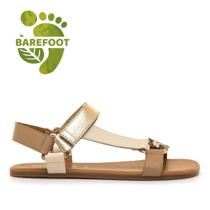 SANDALIAS DE MUJER MUSTANG FREE-CLEO ORO 56256 62863 - Querol online