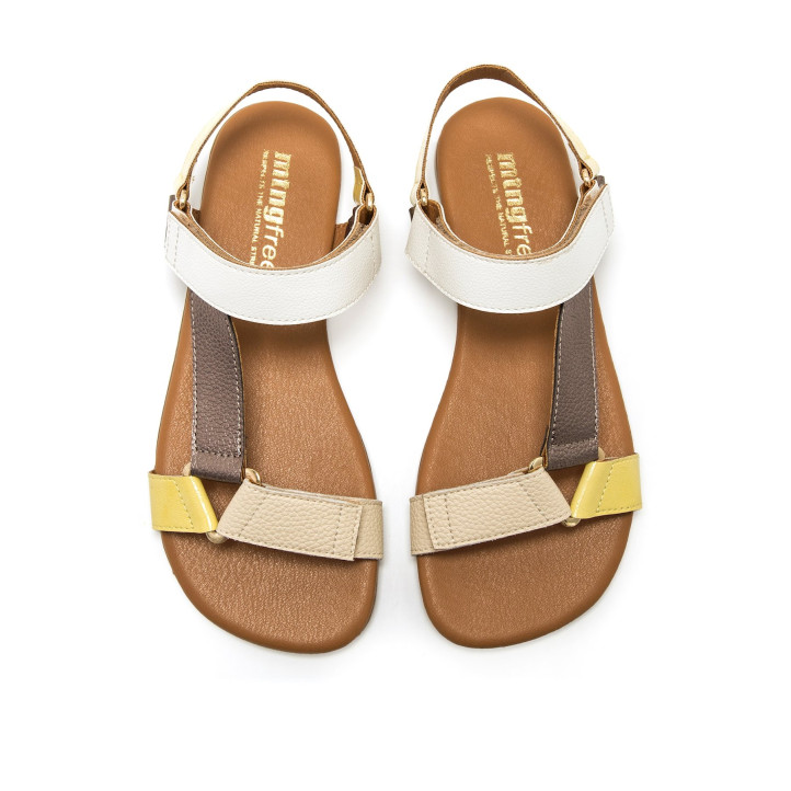 SANDALIAS DE MUJER MUSTANG FREE-CLEO BEIGE 56256 62864 - Querol online