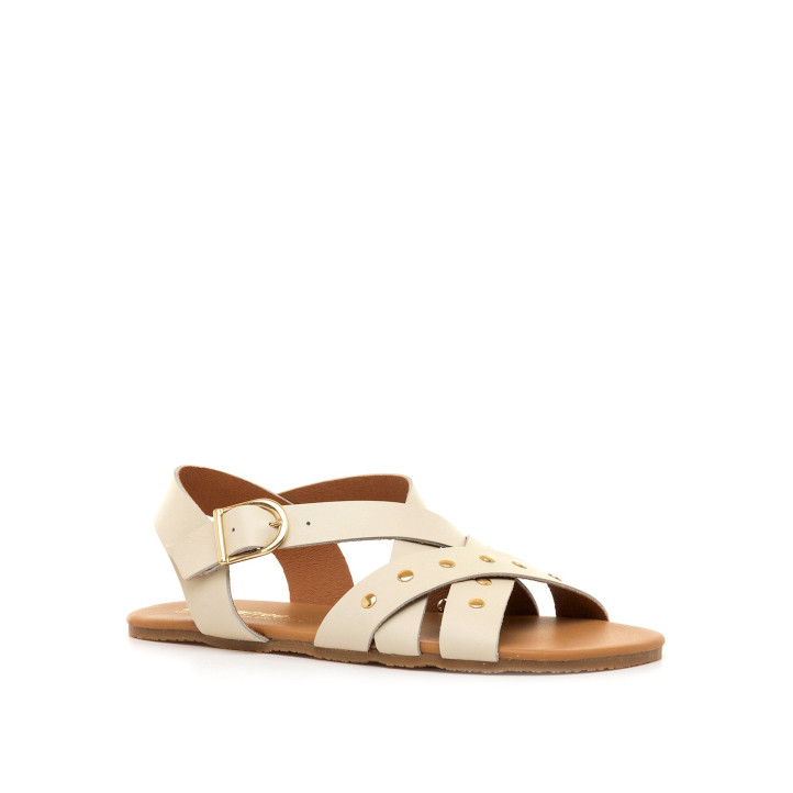 SANDALIAS DE MUJER MUSTANG FREE-CLEO BLANCO 56509 62723 - Querol online