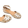 SANDALIA PLANA PIEL ALICE ORO PORRONET