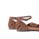 SANDALIA PLANA PIEL ALICE TAUPE PORRONET - Querol online