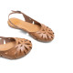 SANDALES PLATES EN CUIR ANDREA TAUPE PORRONET - Querol online
