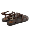 SANDALIA DE DEDO PIEL ABRIL MOKA PORRONET