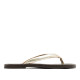 SANDALIA DE DEDO PIEL AMBER ORO PORRONET - Querol online