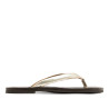 SANDALIA DE DEDO PIEL AMBER ORO PORRONET