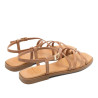 SANDALIA PLANA DE PIEL BONNIE TAUPE PORRONET