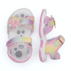 sandàlies Chicco fecola multicolor amb glitter i flors - Querol online