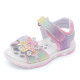 sandàlies Chicco fecola multicolor amb glitter i flors - Querol online