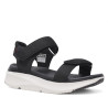 Sandàlies falca Nicoboco madol negres amb doble velcro estil esportiu