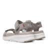 Sandàlies falca Nicoboco madol grises amb doble velcro estil esportiu