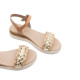SANDALIA CUÑA DE PIEL FLAVIA TAUPE PORRONET - Querol online