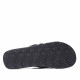Chanclas Nicoboco ansar negras con doble tira al dedo con brillantes - Querol online