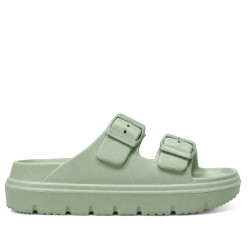 Chanclas Nicoboco sesil verdes con doble hebilla - Querol online