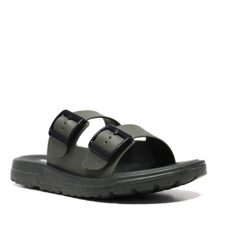 Xancles Nicoboco lamber kaki amb doble sivella - Querol online