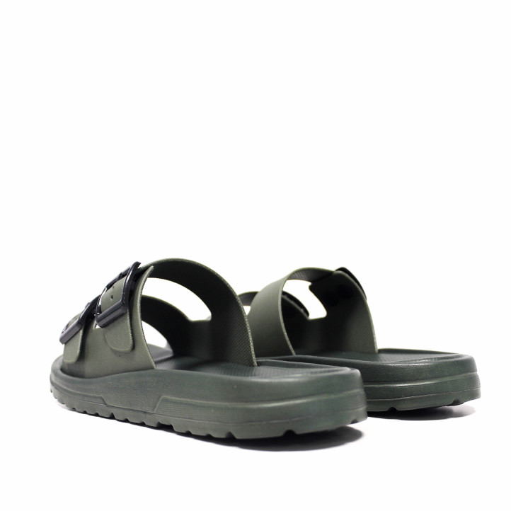 Xancles Nicoboco lamber kaki amb doble sivella - Querol online