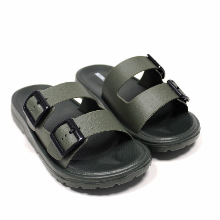 Xancles Nicoboco lamber kaki amb doble sivella - Querol online