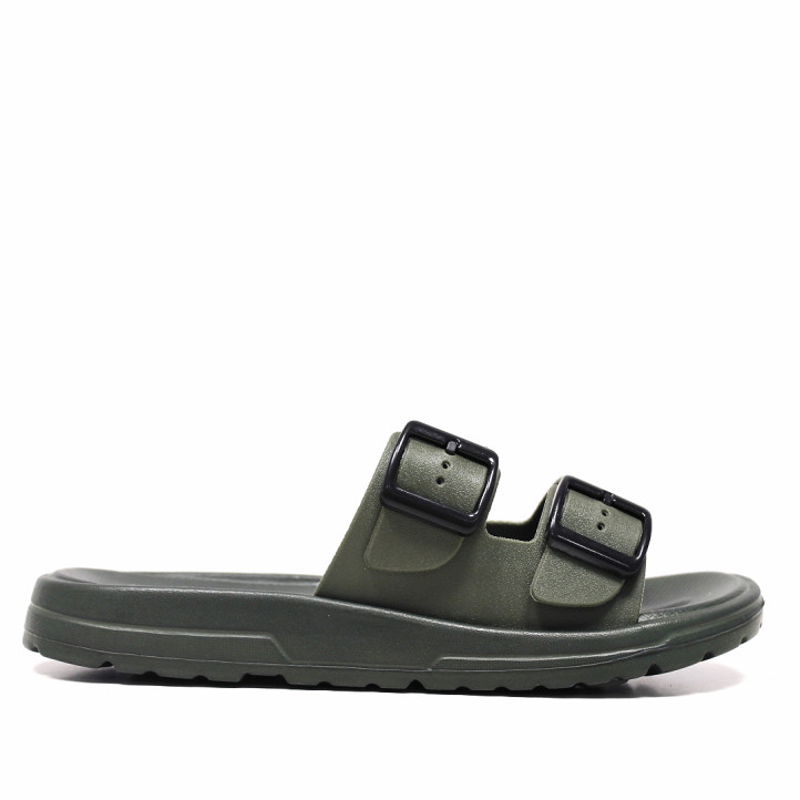 Xancles Nicoboco lamber kaki amb doble sivella - Querol online
