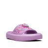 Chanclas Nicoboco heart lilas con corazones y unicornios