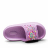 Chanclas Nicoboco heart lilas con corazones y unicornios