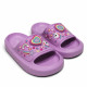 Chanclas Nicoboco heart lilas con corazones y unicornios - Querol online