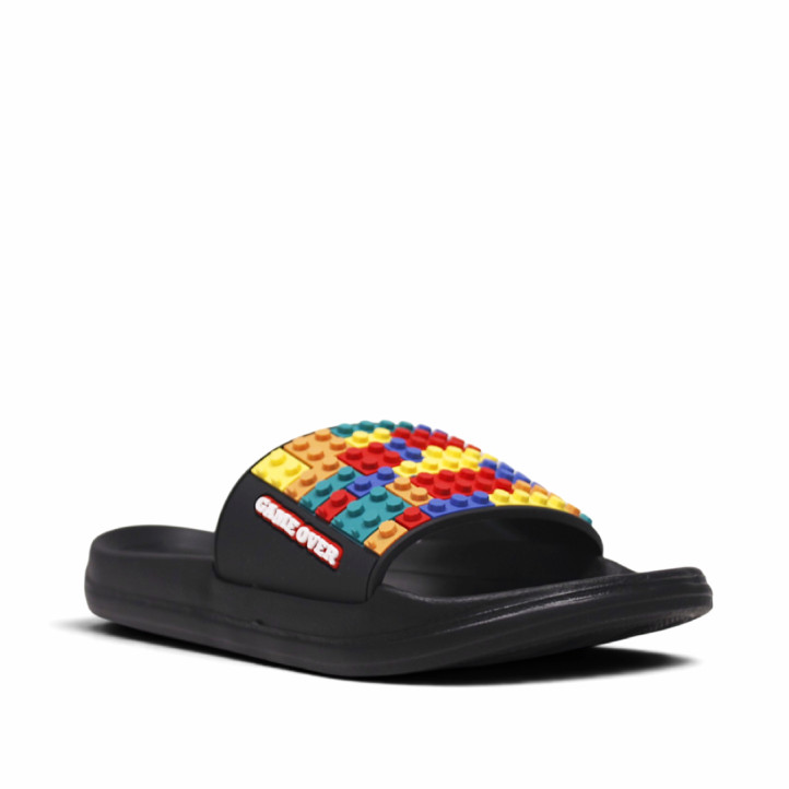 xancletes Nicoboco lego negres amb colors - Querol online