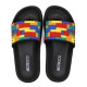 chanclas Nicoboco lego negras con colores - Querol online