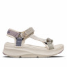 Sandalias plataformas Nicoboco mace beige estilo deportivo