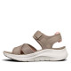 Sandalias cuña Skechers arch fit 2.0 sandal-feelin' bright taupe/coral - Querol online