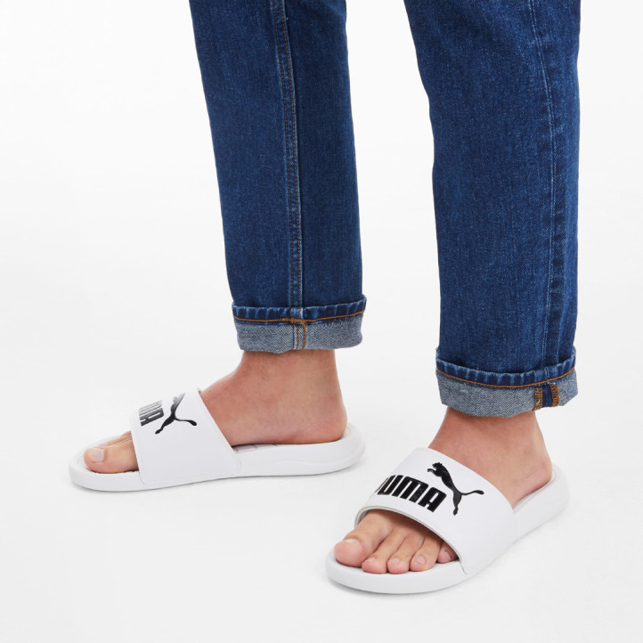 Chanclas Puma popcat white con black mujer - Querol online