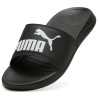 Chanclas Puma popcat black con white mujer
