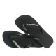 Chanclas Havaianas brasil logo black/black hombre - Querol online