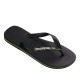 Chanclas Havaianas brasil logo black/black hombre - Querol online