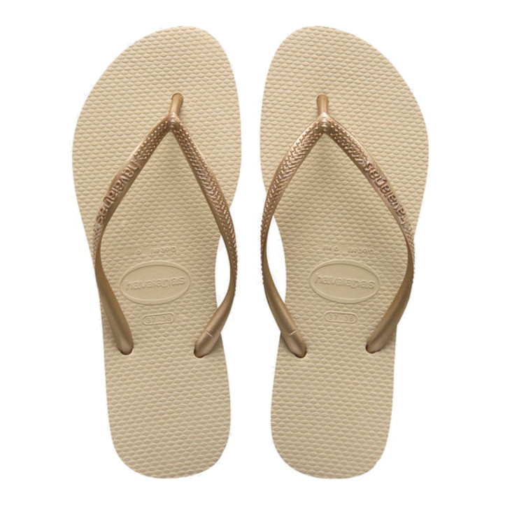 Chanclas Havaianas slim sand grey/light golden mujer - Querol online