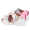 sandàlies Biomecanics 262163 blanques amb flos i lleopards