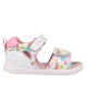 sandalias Biomecanics 262163 blancas con flores y leopardos - Querol online