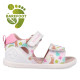 sandalias Biomecanics 262163 blancas con flores y leopardos - Querol online