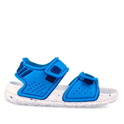 xancletes Garvalin 262705 blaves amb doble velcro i sola motejada - Querol online
