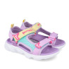 sandalias Garvalin 262770 lilas con doble velcro y estilo deportivo