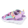 sandalias Garvalin 262770 lilas con doble velcro y estilo deportivo