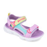 sandalias Garvalin 262770 lilas con doble velcro y estilo deportivo