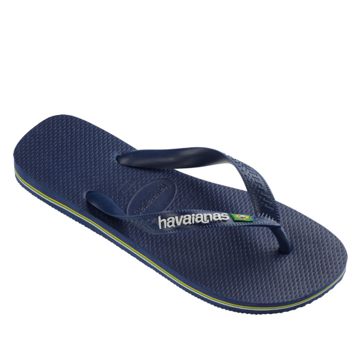 Chanclas Havaianas brasil logo navy blue hombre - Querol online