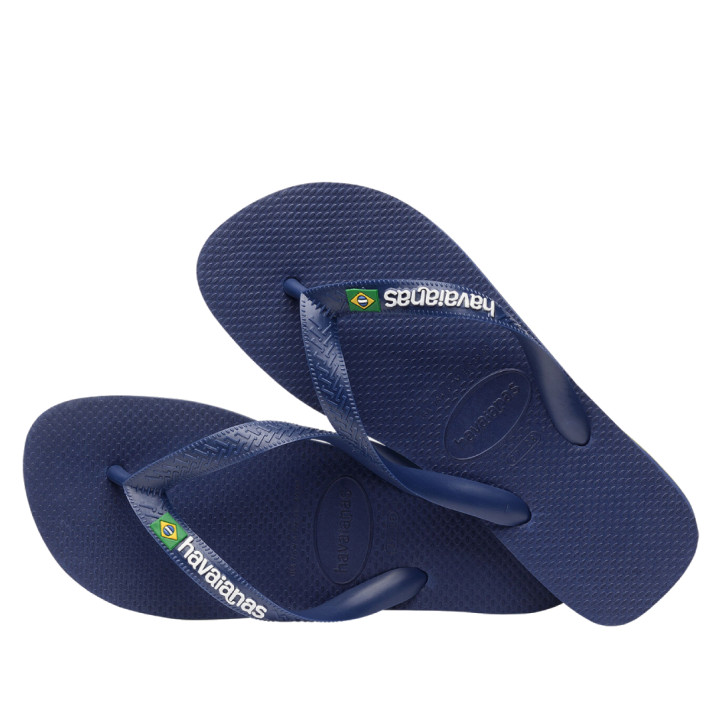 Chanclas Havaianas brasil logo navy blue hombre - Querol online