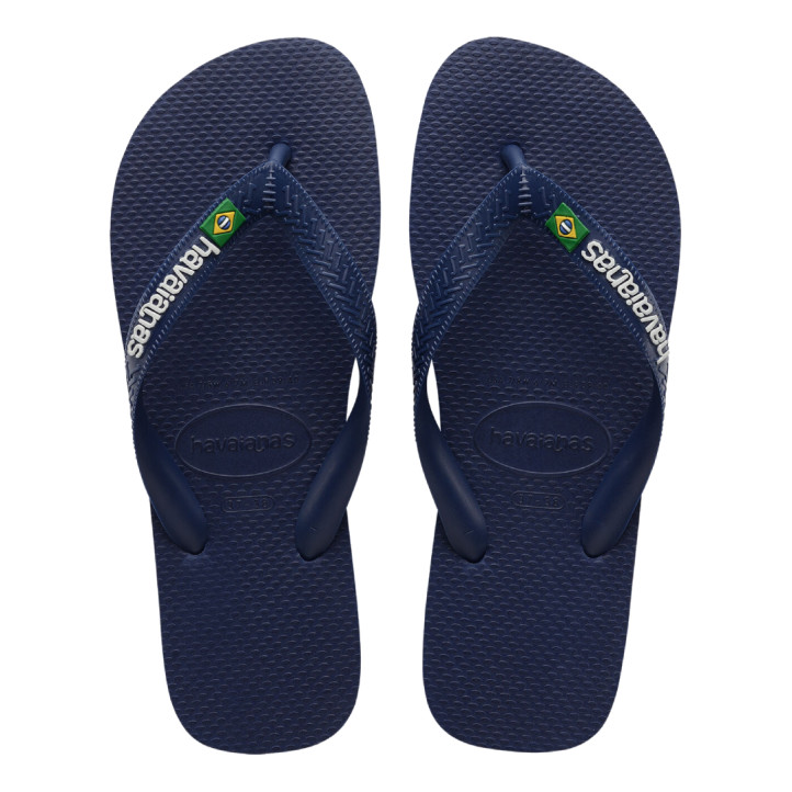 Chanclas Havaianas brasil logo navy blue hombre - Querol online