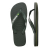 Xancles Havaianas brasil logo green/green home