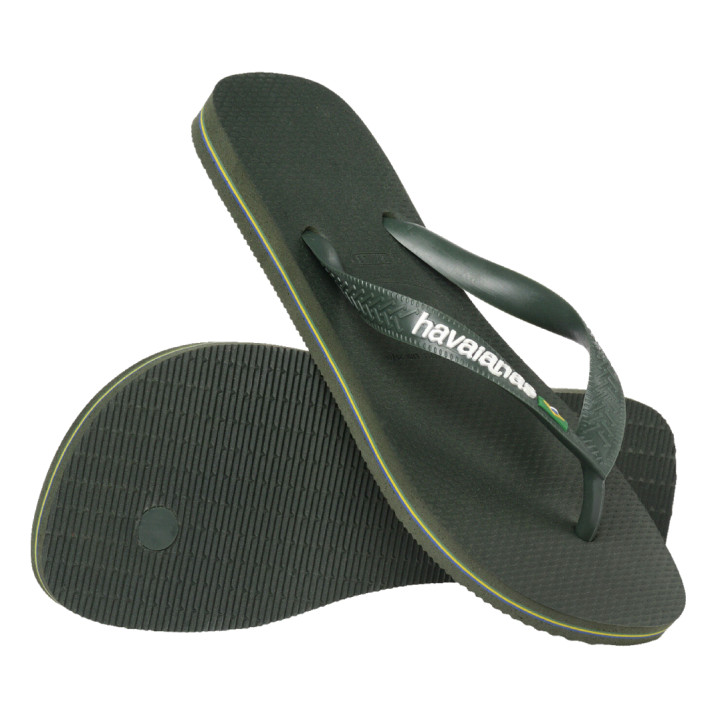 Xancles Havaianas brasil logo green/green home - Querol online