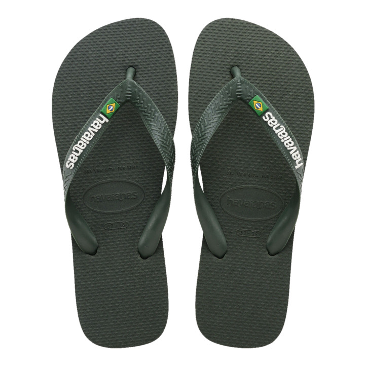 Xancles Havaianas brasil logo green/green home - Querol online