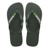 Xancles Havaianas brasil logo green/green home