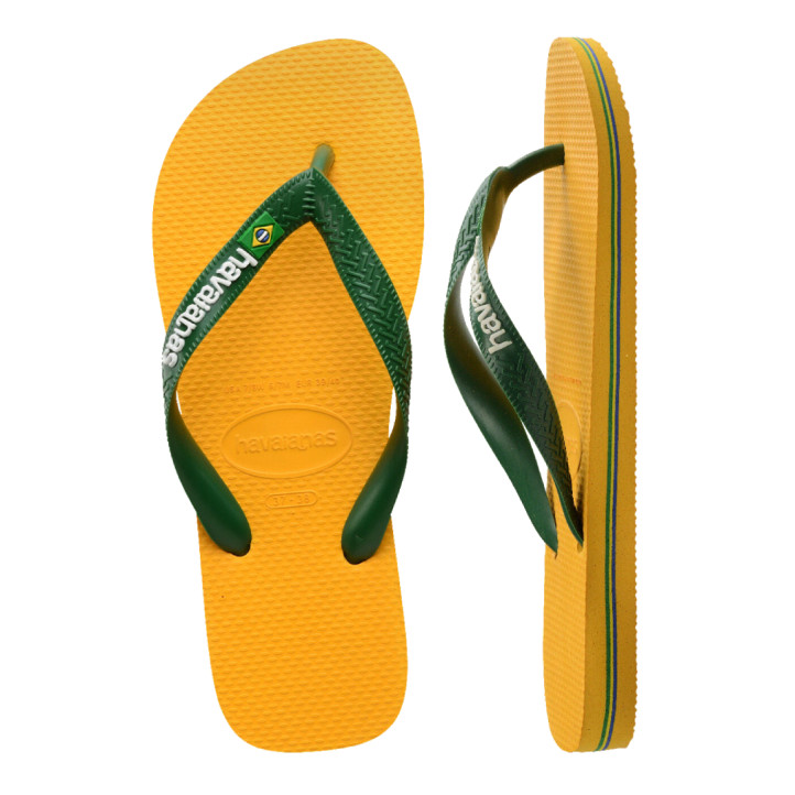 Chanclas Havaianas brasil logo pop yellow hombre - Querol online